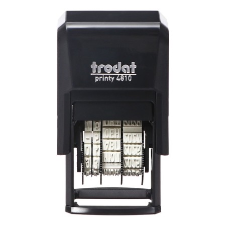 Automatic Trodat Printy 4810 DATER, month in letters, font height 3.8 mm, black body-1