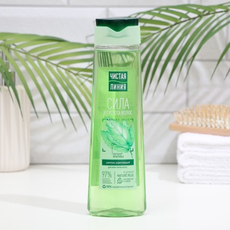 Hair shampoo clean line "Fortering", nettles, 400 ml-8