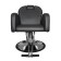 Hairdressing chair "Status", hydraulic lift, a disk with a stand for the legs, black color