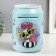 Pigpine Plastic "Bank. Raccoon" Coded Castle, sound aa blue 15x21 cm