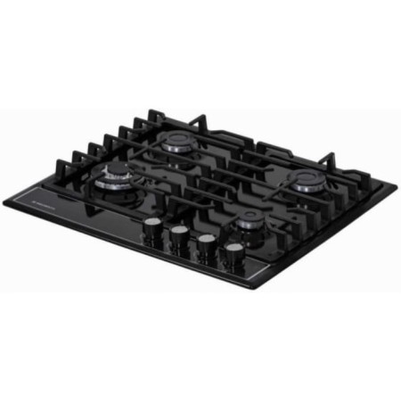 Hon surface Delvento V60V41B011, gas, 4 burners, black-2