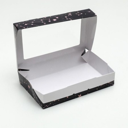 Confectionery packaging, boxing box "Cosmos", 20 x 12 x 4 cm-1