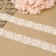 Knitted lace, 22 mm × 10 ± 1 m, beige color