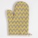Kitchen set (2 items) of the “zigzags” shares, a grade 17x17 cm, mittens 26x16 cm, 100% p/e