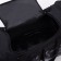 Road bag on a zipper, with an increase, 4 outer pockets, long belt color black
