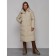 Coat insulated winter female, size 46, beige color