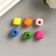 Decor for creativity tree "Color cubes" 0.7x0.7 cm (set 80 pcs)