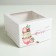 Capcake box, confectionery packaging, 4 cells “You” 16 x 16 x 10 cm