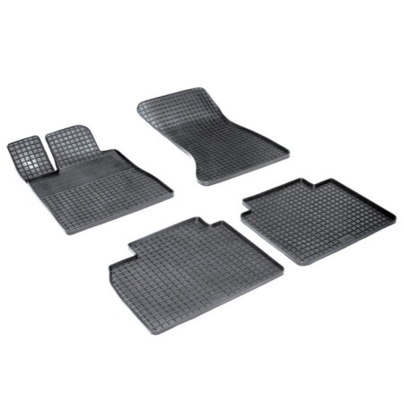 Rubber rugs ’grid’ for Mercedes-Benz S-Class W220 4Matic, 1998-2005