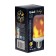 LED LED Uniel, E27, L60, 6 W, IP20, "Flame Effect", matte