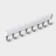 Holder for bathrooms and kitchen accessories, 29.5 × 3 × 5.5 cm, the color is gray-white