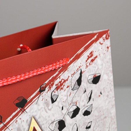 Gift laminated vertical, packaging, “real man”, Ml 23 x 27 x 11.5 cm-3