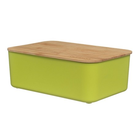 Khlebnitsa Oursson, 29.6 × 19.6 × 11 cm, with a cutting board, green-2