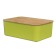Khlebnitsa Oursson, 29.6 × 19.6 × 11 cm, with a cutting board, green