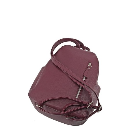 B2684 backpack, lightning department, burgundy color 33x25x12cm-1