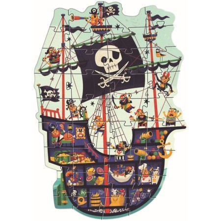DJeco puzzle "Pirate ship", 36 elements