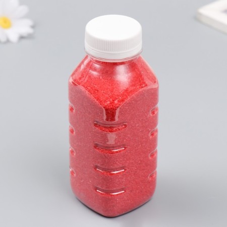 Color sand in bottles "red" 500 grams