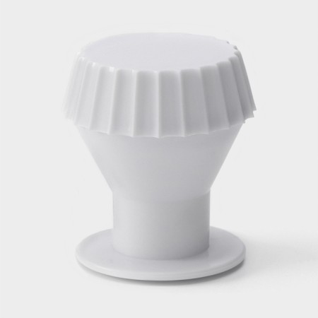 Press for the formation of tartletlets ribbed, 6.8 × 7 cm, white color-2