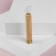 Needle-tube, 8.6 × 1.8 × 8 cm, wood, brown, price for 1 piece