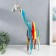 Polystone souvenir "Curious giraffe" Sunses of paint 12x40x49 cm