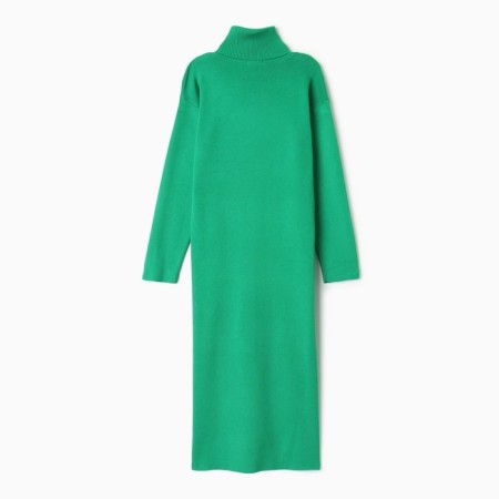 Women's dress, green color, size 48-50 (One size)-6
