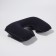 Pillow for the neck is road, inflatable, 42 × 27 cm, blue color