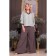 Female trousers, size 52, gray color