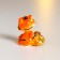 Polystone souvenir "Tiger with a gold cart" mix 2.4x1.6x2 cm
