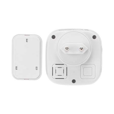 A wireless door call to a socket with digital coding flashing 36 melodies 150m IP44 (white/s-2