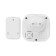 A wireless door call to a socket with digital coding flashing 36 melodies 150m IP44 (white/s