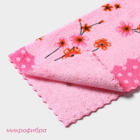 Microfiber Dolyana Microfiber "Field Flowers", 29 × 29 cm, Mix color-2