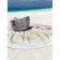 Pareo and beach rug "Flowers of Spring", d = 150 cm