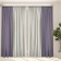 Set of curtains "Canvas", size 200x250 cm, 2 pcs, color purple gray