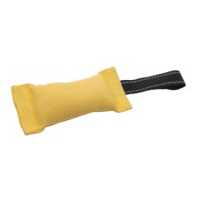 Игрушка-кусалка из шланга, 17 х 8 см, желтая
