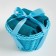 A set of terry decorative napkins Ethel "View 1" 30x30cm-3pcs, Blue color, 100% cotton