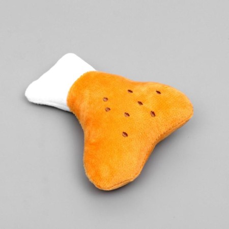 Toy for dogs "Soft lower leg" with a squeak, 13 cm-1