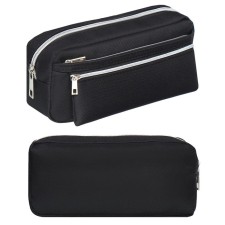 School Penal on the zipper Calligrata, 3 departments, black
