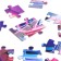 Children's puzzles "Who is the first?", 60 elements