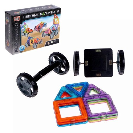 Designer magnetic "colored magnets", 16 parts-1