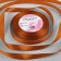 Satin tape, 12 mm × 23 ± 1 m, caramel color №161