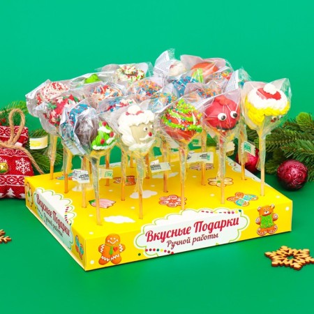 Cake Pops "New Year's Assorted", 30 g, mix-7