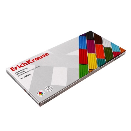 Plasticine 24 colors, 384 g, Erichkrause "Classic", in cardboard packaging-4