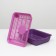 Toilet with a grid, 35.5x26x7 cm, purple tray/pink grid