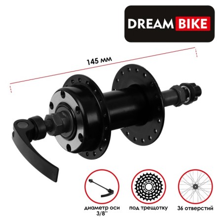 Big Bike Bike, 36 holes, under a rattle, under an eccentric, under a disk