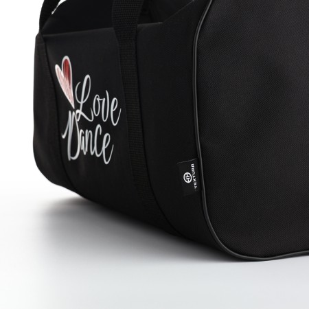 Female sports bag, textura, small size, black color-8