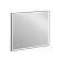 Cersanit Led 011 Design 80x70 cm mirror, backlight, clock, metal frame, rectangular