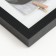Photo frame wood, glass with clothespins 10x15 cm "locality" black 2.8x42.5x18.5 cm