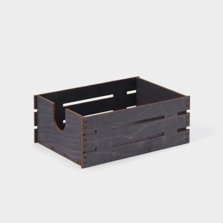 Stand - an organizer for spices of the Dolyan "Reika", 20 × 14 × 7.7 cm, dark color-2