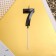 Candle for the cake, number "7", black.