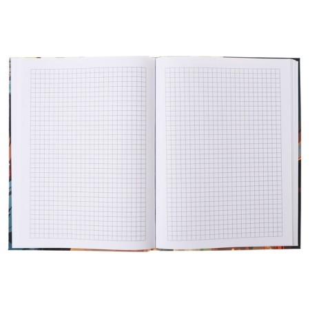 Business block A5 64 sheets in a cage, New Look, Cardboard cover, glossy lamination, selective varnish, block 60g/m2, mix-4